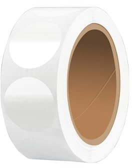 Lot de 500 étiquettes autocollantes rondes transparentes pour enveloppes, boîtes de Saint-Valentin, sacs à bonbons, décoration transparente