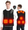 YOYI Heated Vest Electric Jacket for Men and Women, Heated Gilet USB Charging with 3 Levels Adjustable Temp for Washable, Suitable Skiing,Motorcycle, Outdoor,Camping (unisex)