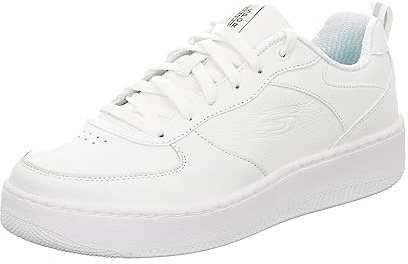 Skechers Sneaker Sport Court 92 Donna, Bianco, 39 EU