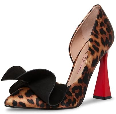Betsey Johnson Women's Nobble Pump, Leopard, 6 UK