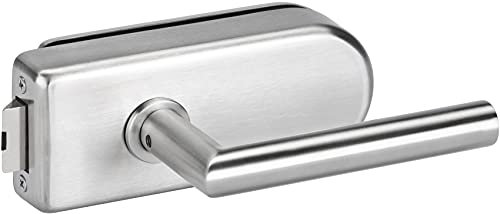 Hermat Glastürschloß Studio mit Drücker Edelstahl/Türklinke Türgriff für Glastür