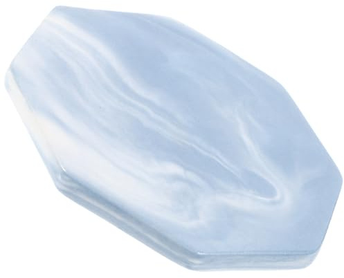 JOINPAYA Placa de Sellado de Cera Cerámica Octogonal Azul, Almohadilla Resistente al Calor para Sello de Lacre, Tapete de Liberación para Manualidades y Artes, Herramienta para Sellos