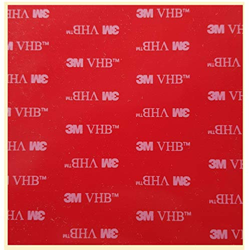 100mm Square Double Sided Tape Sticky Pad, Large 3M Very High Bond Heavy Duty Double Sided Sticky Pad, Strong Acrylic Foam Adhesive Mounting Tape 100mm * 100mm