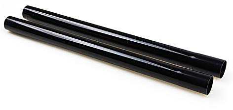 Yuemsh Universal Extension Wands for Vacuum Cleaner, 32mm Inner Diameter Vacuum Hose Plastic Wand 2Pcs, Black