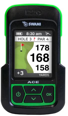 Izzo Golf Swami Ace Handheld Golf GPS Rangefinder - Lime Green