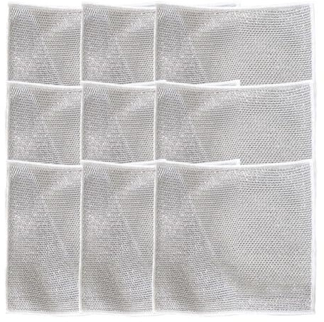 JUCHRZEY Paños de Microfibra Multiusos para Fregar, Alambre para Fregar, Trapos para Lavar Platos, Toallas de Limpieza de Cocina para Platos, fregaderos, encimeras, Estufas