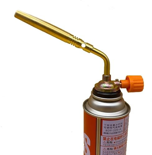 Butane Burner Welding Gas Torch Head Flame Gun Brazing Nozzle Outdoor Camping