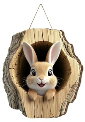 Dörrskylt påsk ytterdörr påskkrans dörrkrans påsk vår påsk utomhus inomhus dörrdekoration för upphängning påskdekoration fönster hängande påsksmycke trä påskhare dekoration modern vårdekoration