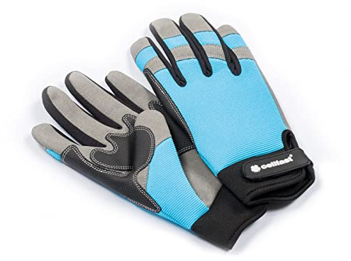 Cellfast Tool Gloves 9/L, for Harder Gardening, 100% Synthetic Leather, for Women and Man, Cuff with Velcro Fastener, 92-013