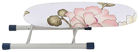 Mini Ironing Board, Foldable Tabletop Sleeve Ironing Boards Space-Saving Mini Ironing Board Home Travel Sleeve Cuffs Collars Handling Table, Peony 10.43 x 4.13 x 3.35in