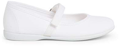 Pisamonas Scarpe Bambina Tela Chiusura A Strappo Fino Misurare 29 Colore Bianco