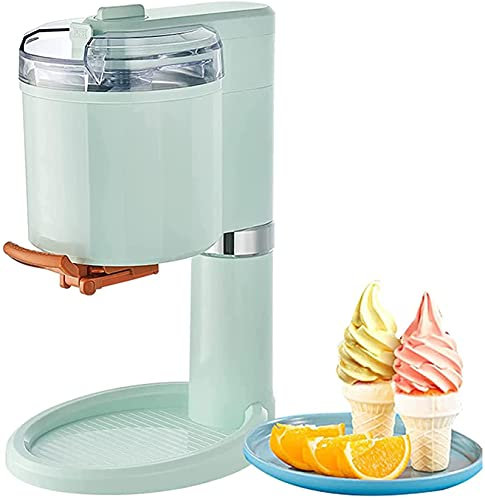 LIOYUHGTFY Machine à Crème Glacée Machine à crème glacée Portable pour Restaurant à Domicile Faire de délicieux sorbets à la crème glacée et du yogourt glacé 916