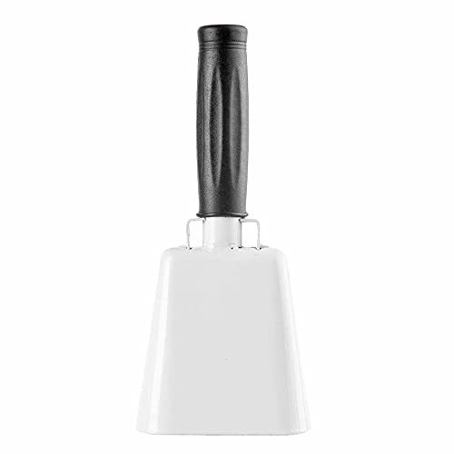 Musfunny Steel Cow Bell with Handle, Cheering Cowbells Loud Noise Makers