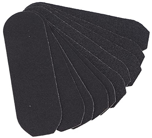 Recharges de Limes à Pieds, 10pcs de Papiers Abrasifs de Rechange pour Râpe à Pied Feuilles de Papier de Verre de Rechange de Lime à Pied Double Face pour Retirer Callosités et Cuticules