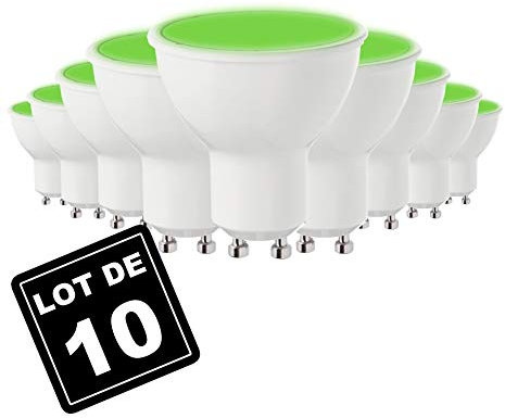 Europalamp - AMGU10GREEN_NEW - Lampadina GU10 7W verde