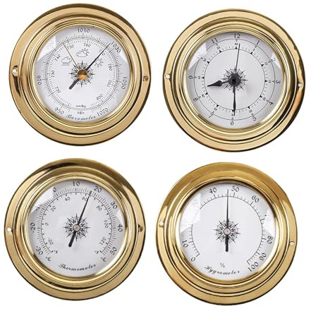 Sharplace 4, Higrómetros, Barómetros, Relojes Y Estaciones Meteorológicas de Pared para Barcos, Yates Y Veleros.