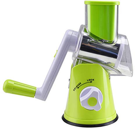 Hachoir à légumes de cuisine, trancheur de légumes, trancheur en spirale, râpe à fromage rotative, trancheur de légumes, trancheur de légumes manuel, râpe rotative, spiraliseur de légumes, triple broy