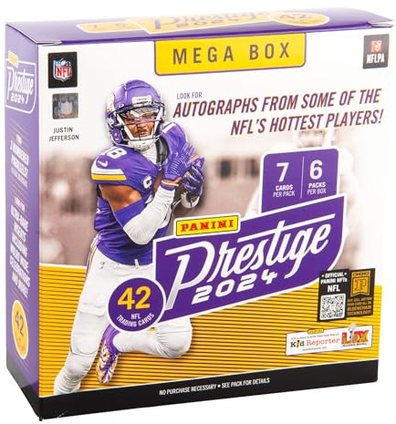 2024 Panini Prestige Football Trading Cards Mega Box