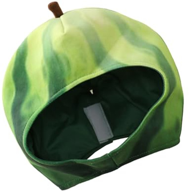 IMIKEYA 1pc Funny Watermelon Hat Novelty Fruit Costume Accessory for Parties Festivals and Cosplay Lightweight Comfortable Design for Masquerade and Dance Events