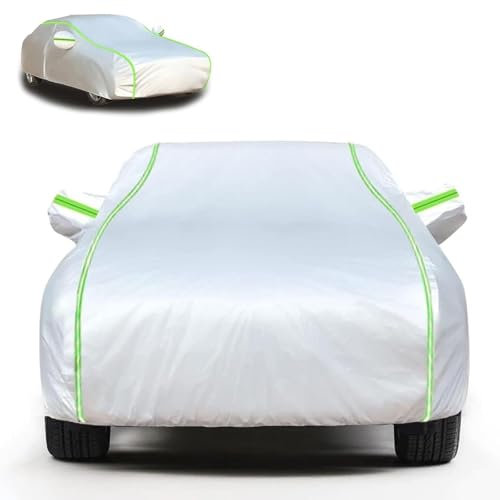 XMYAN Bache Voiture Imperméable pour 𝖢𝗂𝗍𝗋𝗈𝖾𝗇 C4 Picasso 2007-2021, Housse De Protection Voiture Anti-UV Respirante Résistant À La Poussière Pluie, pour Usage intérieur et extérieur(Silver)