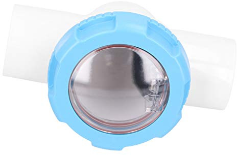 Haofy Clapet Anti-retour de Piscine de 2 Pouces, Dispositif Anti-refoulement en PVC ABS, Conception Transparente, Installation Facile