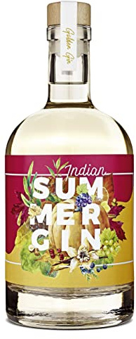 Wajos Indian Summer Gin 42% vol. 500ml – mit ausgewählten Gin Botanicals, perfekt als Herbst Cocktail & Gin Tonic oder Gin Geschenk