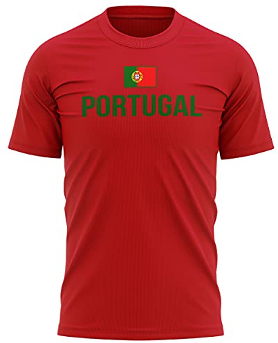 Purple Print House Portugal Football Shirts Mens - Portugal Flag Football T Shirt - Football Country European Portuguese Tournament Gifts for Him - Unique Footy Top