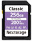 Nextorage Carte SD 256Go, SDXC UHS-I 256GB, SD Card mémoire Japonaise, Accessoires Photo et caméscopes pour appareils Photo Nikon/Canon/Sony/Fujifilm, F2PRO NX-F2PRO256G