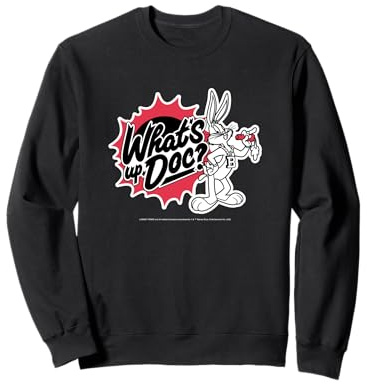 Chaîne B rétro Looney Tunes Whats Up Doc Bugs Bunny Sweatshirt