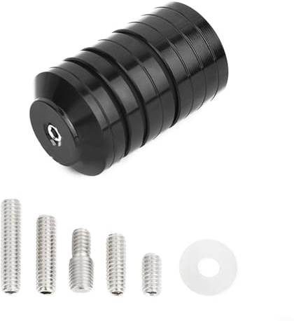HOHOVYVY Juego de pesas estabilizador de tiro con arco, accesorios de barra de equilibrio para arcos compuestos y recurvas(negro)