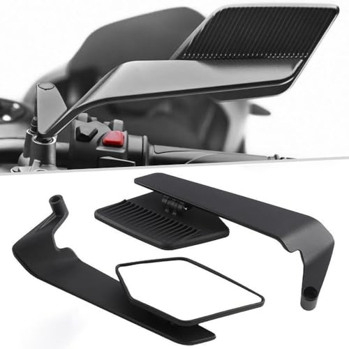 OPBVXQ Specchietti Retrovisori Moto per Honda XADV X ADV 750 X ADV, Specchi Laterali Regolabili Pieghevoli, Visione Grandangolare, Design Aerodinamico in Alluminio Accessori