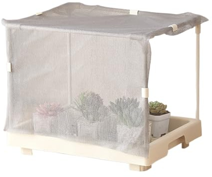 Mini Serra Indoor, Ripiani Per Serra, Kit per Coltivazione Ortaggi su Balcone Giardino Terrazzo