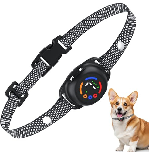 Cawjug Anti Bark Collars for Dogs, Rechargeable Anti Barking Device for Dog