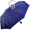 Knirps Regenschirm Damen Taschenschirm Large Duomatic Wet Print Rope Blau