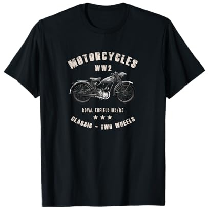Royal Enfield WD / RE Classic Motorcycle WW2 T-Shirt
