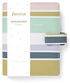 Filofax Pocket Good Vibes Organizer, gestreift
