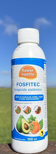 Fungicida sistémico para control de Mildiu, Repilo y otros enfermedades, a base fosfonato potásico al 51%, Tratamiento hasta 50 l. Fosfitec