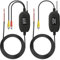 MEIRIYFA Trasmettitore e ricevitore video a colori wireless 2.4G per telecamera di retromarcia per veicolo/fotocamera anteriore per auto - Ricevitore/trasmettitore video RCA wireless da 2,4 GHz per