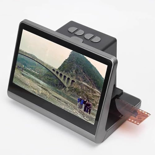 MegLob Film Super 8 A Convertitore Digitale, Scanner per Film E Diapositive Digitali, Visualizzatore di Diapositive Scanner Negativo del Film, Memoria Incorporata da 16 GB