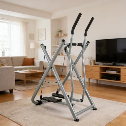 Macchina per esercizi, step aerobico a casa, pieghevole, ellittica per piccoli spazi, per cross trainer, per fitness a casa