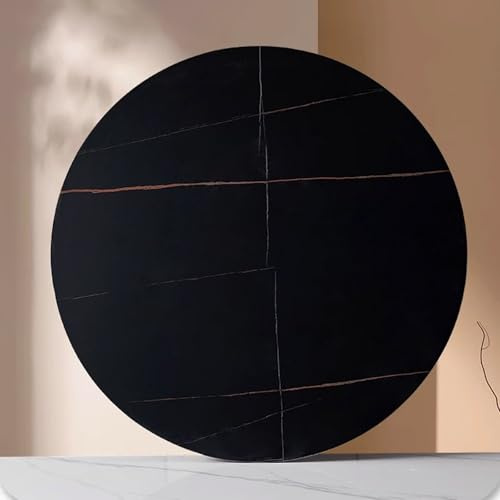 Marmor Lazy Susan vändskiva - roterande serveringsbricka för middagstårta och restaurang mittpunkt - elegant bordsdekor för användning hemma bar och hotell