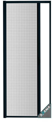 APANA Fliegengitter Rollo für Türen – anthrazitfarben & zuschneidbar bis 170x240 cm – ausziehbarer Insektenschutz für Balkon- & Terrassentür – mit Rückholfeder, Fiberglasgewebe & Alurahmen
