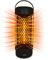 Igenix IG9650 Portable Electric Patio Tower Heater, 1200W, 3 Heat Settings, Heat Resistant Handle, Matt Black