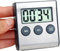 Kyzistn Digital Kitchen Timer, Magnetic Stainless Steel Timer with Loud Alarm For Cooking, Baking, Sports Games (AAA Battery Included)