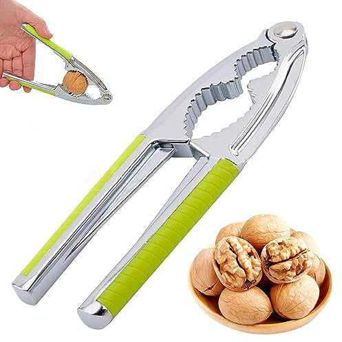 ZZRSYJ Casse Noix Haute qualité Casse Noisette avec Poignée Antidérapant Casse-Noisette en Métal Multifonctionnel Casse-Noix pour Les Noix/Noisettes/amandes/Fruit de mer ou Autres Noix