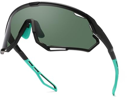 SINSPORT eyewear Occhiali da Ciclismo per Uomo Donna, Occhiali da Sole Sportivi Occhiali MTB per Bici Running Baseball Correre Anti-UV400