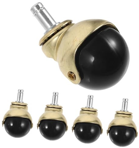 HONMEET 5piezas Ruedas Para Sillas De Escritorio Giratorias Accesorios De Oficina Compatible Varias Superficies