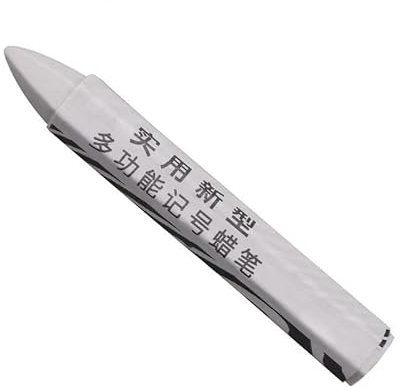 1 Pc White Tire Marking Paint Crayon Oil Resistant Tire Crayon| Waterproof Tire Crayon Marker,Car Tire Repair Marker Pen,Waterproof Tire Repair Crayon Marker Pen Portable Tire Marking Crayon Tools