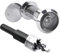XIAQICA Kit de Mirilla de Latón Gran Angular 200° Mirilla Puerta con Taladro - Taladro ø 16 Mm - Aleación Zinc Mirillas Digitales para Puertas Longitud Ajustable Mirillas para Puertas (Plata)