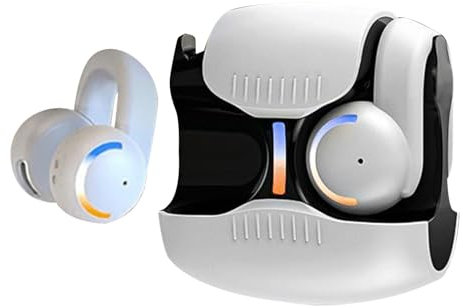 Arroopu Cuffie con clip auricolari, auricolari a clip, senza fili, riduzione del rumore, conduzione ossea, per sport, doccia, ciclismo, nuoto, lavoro, corsa, attività all'aperto